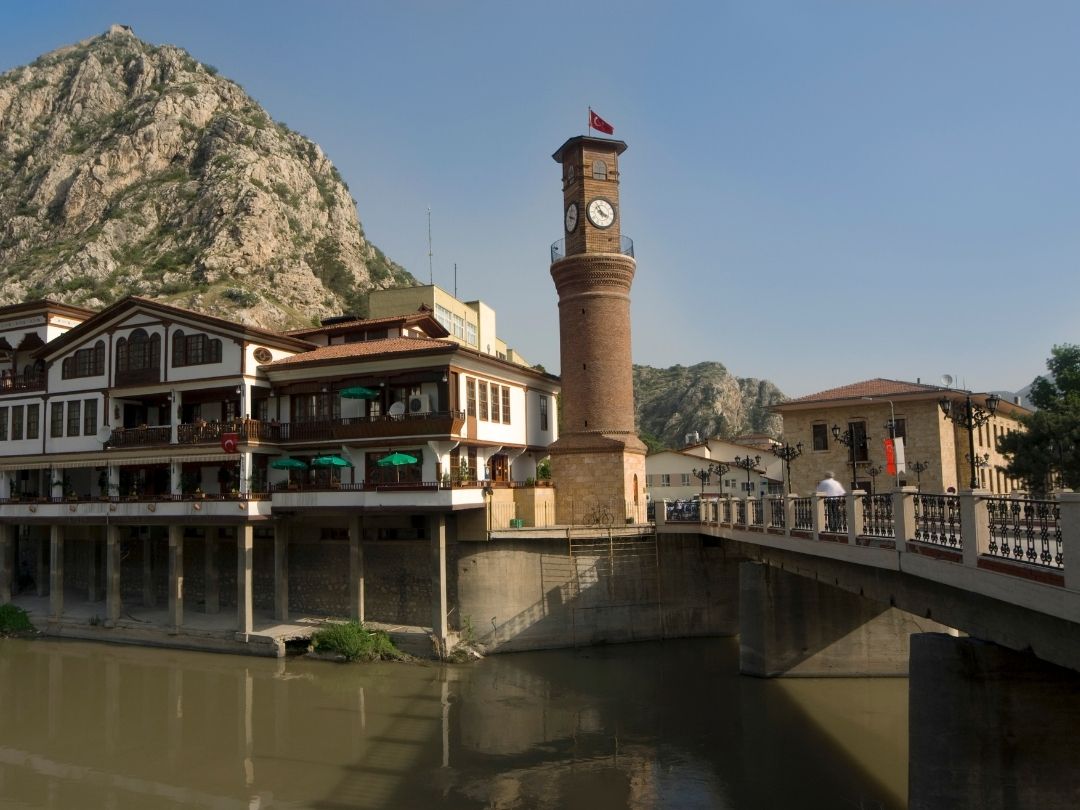 Old Photo of a Destroyed Clock Tower