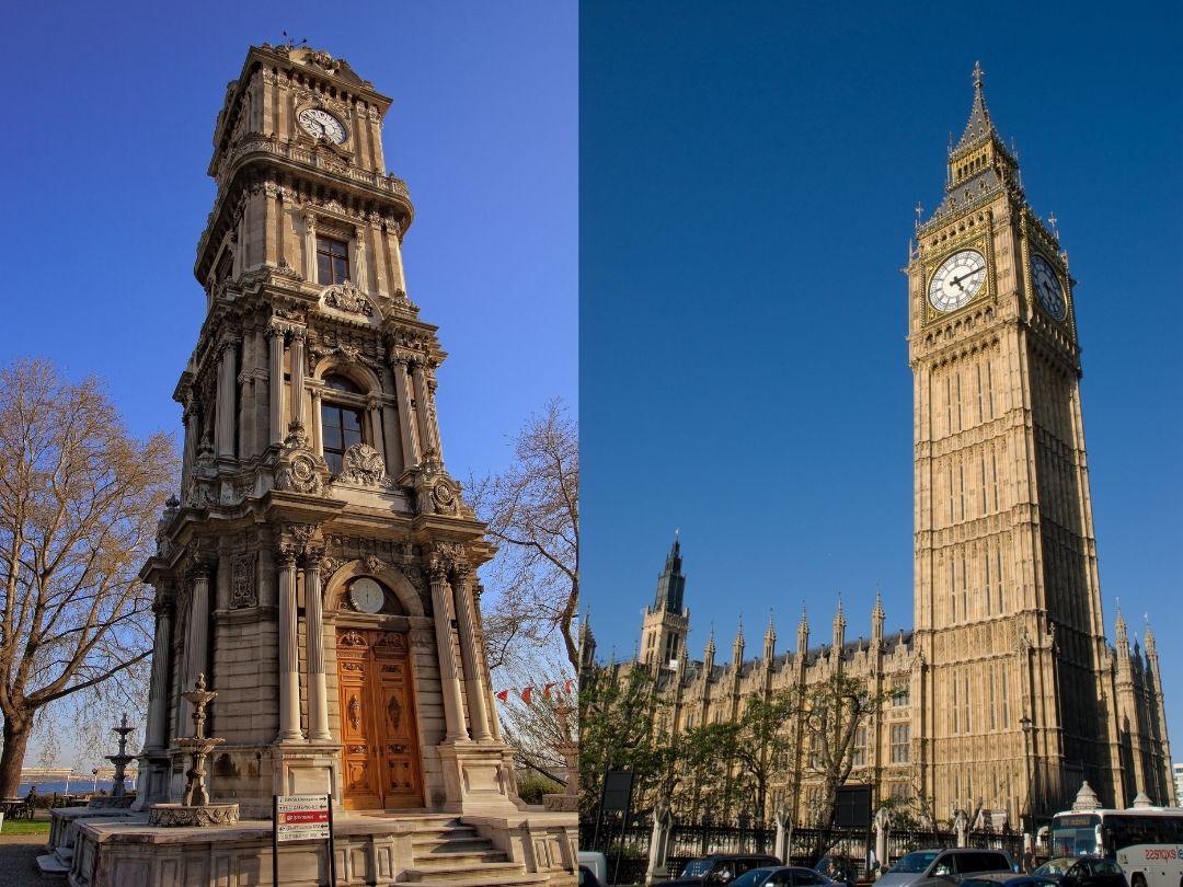 Dolmabahçe Clock Tower Detail